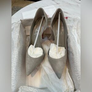 Veau Velour Iriza 100 Pumps 36 Goose Christian Louboutin